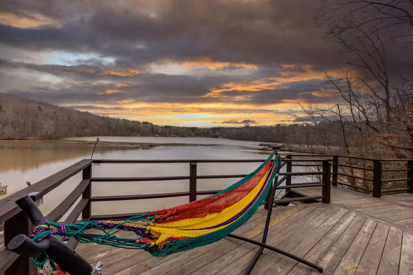 Lakefront hammock moment