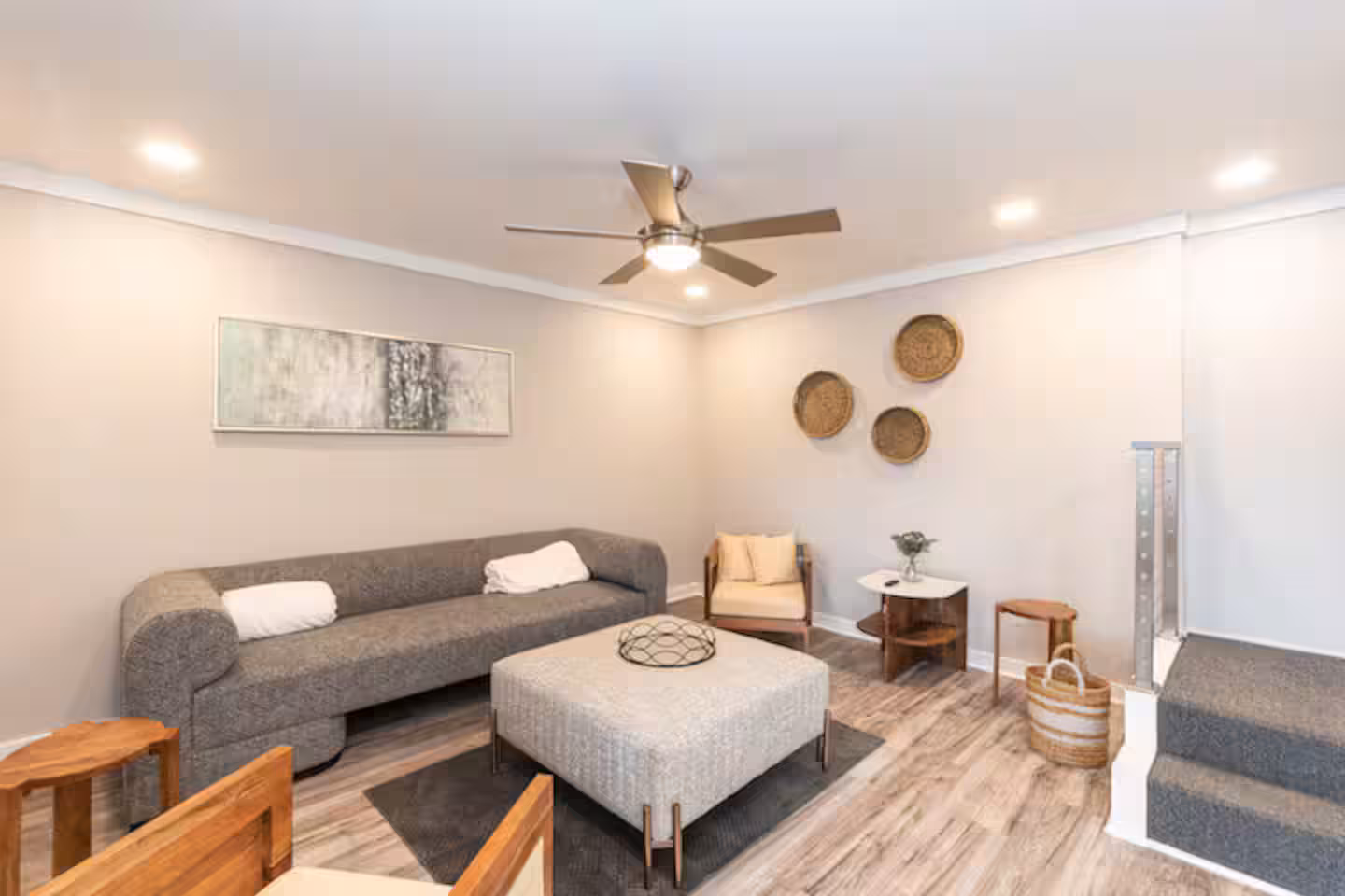 Lake house living room