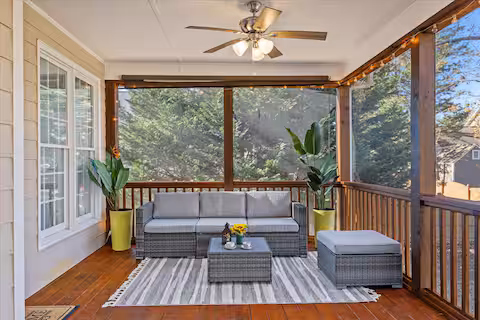 Riverport outdoor deck