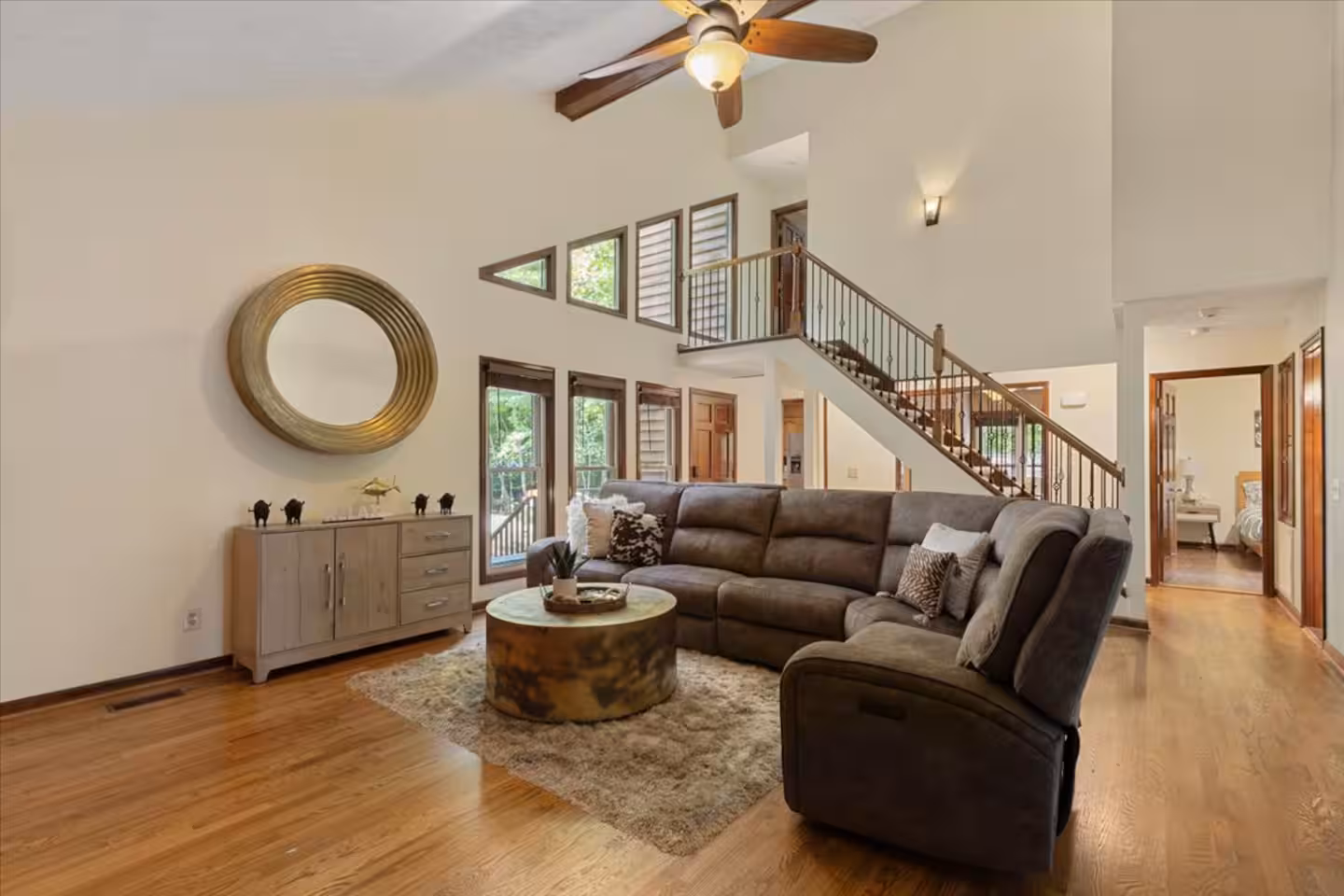 Virgilina lake house living room